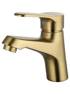 Смеситель для раковины Wonzon & Woghand WW-A40212-BG брашированное золото